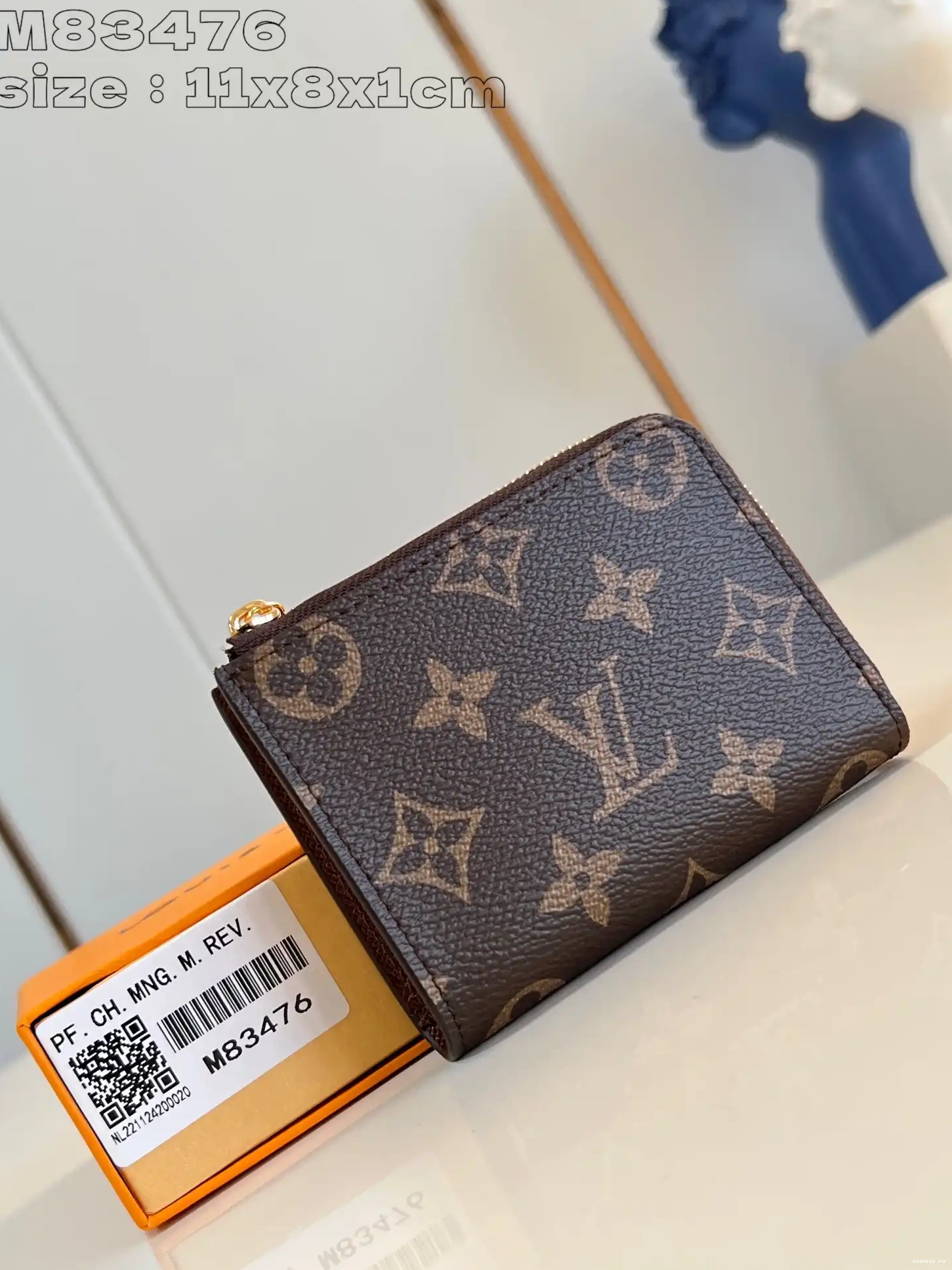 WIS Compact Noa Wallet-11*8.5*1.5CM Louis Vuitton 0706